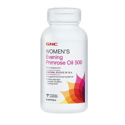GNC Women's Evening Primrose Oil 500 mg Supporting Women's Health 90 Capsules