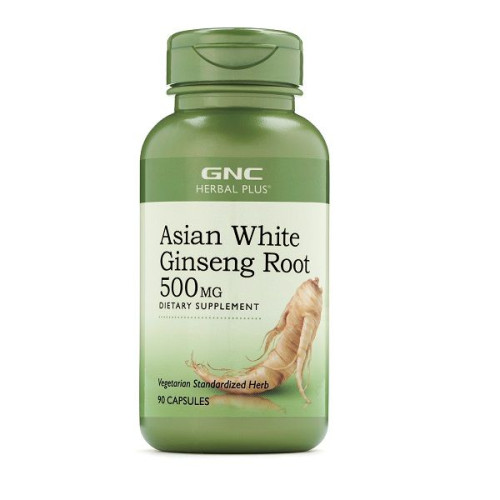 GNC Asian Ginseng (korean) for a Healthy Body 500 mg 90 Capsules