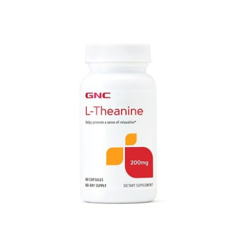 GNC L-Theanine for Stress and Fatigue 200 mg 60 Capsules
