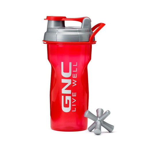 GNC Premium Jaxx Red Shaker for Drinks 28 Oz