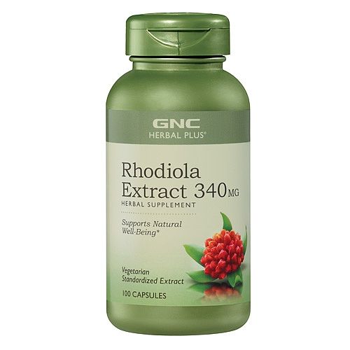 GNC Herbal Plus Rhodiola Extract (golden Root) 340 mg - Herb for Increased Vitality 100 Capsules