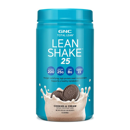 GNC Total Lean Shake 25 Fruit Crisp Flavor Protein Powder Shake 1.83 lb (832 g)