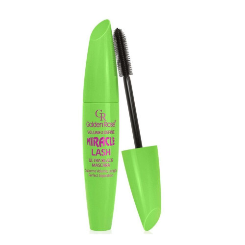 Golden Rose Miracle Lash Mascara for Volume and Lengthening of Eyelashes