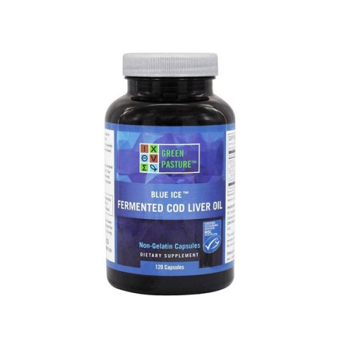 Green Pasture Fish Oil from Black Fermented Cod Liver 120 Capsules