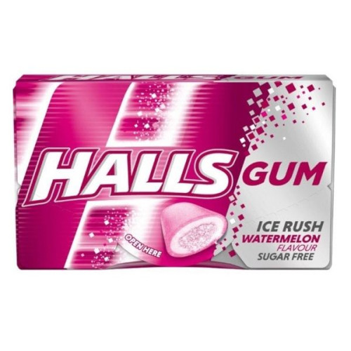 Halls Watermelon WaterMelon Flavor Chewing Gum 0.63 oz (18 g)