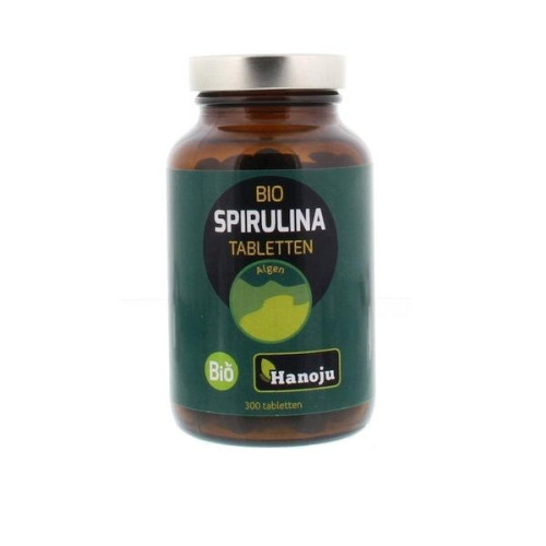 Hanoju Organic Spirulina 400 mg 300 Tablets