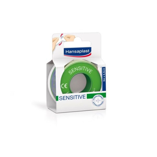 Hansaplast Hypoallergenic Fixing Tape 0.98"/5.47 yd (2.5 cm/5 m)