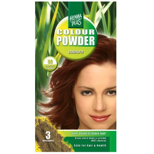 Hennaplus Color Powder Hair Dye Color 56 Auburn 3.53 oz (100 g)