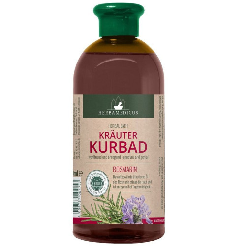 Herbamedicus Bath Oil with Rosemary Extract 16.91 fl oz (500 ml)