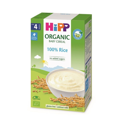 Hipp Organic Rice Porridge for Children 4+ Months 7.05 oz (200 g) - 30402