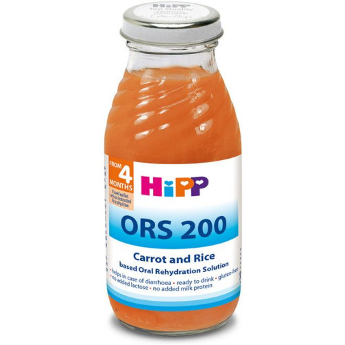 Hipp ORS 200 Dietary Drink with Carrots and Rice for Children 4+ Months 6.76 fl oz (200 ml)