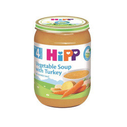 Hipp Organic Vegetable Soup with Turkey for Children 4+ Months 6.7 oz (190 g)