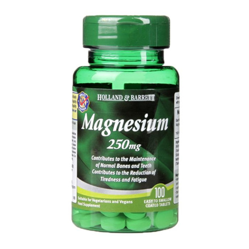 Holland and Barrett Magnesium for Recovery and Strength 250 mg 100 Tablets