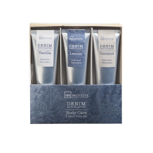 IDC Institute Denim Promo Set for Women Shower Gel Scrub and Body Lotion