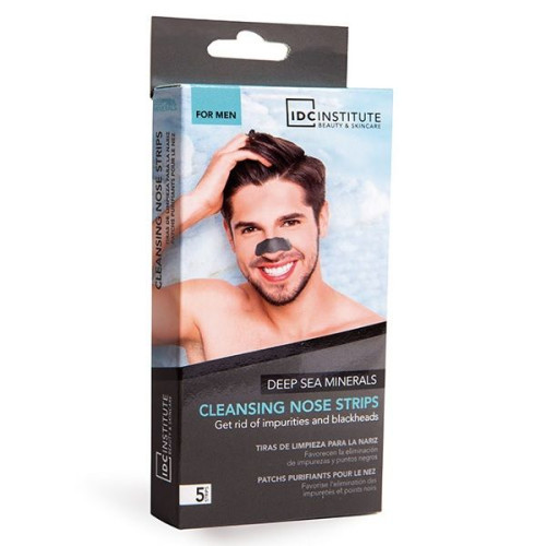 IDC Institute Deep Sea Minerals Cleansing Nose Strips with Sea Minerals for Men 5 pcs