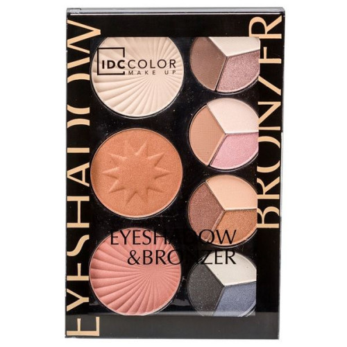 IDC Institute Eyeshadow and Bronzer Eye Shadow and Bronzer Palette 1 pc