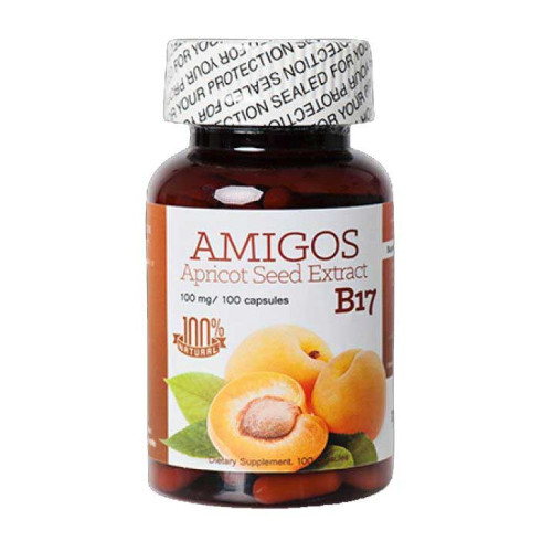 Integra Labs Amigos B17 for High Immunity Natural Immunostimulant 100 mg 100 Capsules
