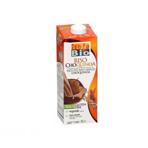 Isola Bio Organic Gluten-Free Rice Drink with Quinoa and Cocoa 33.81 fl oz (1000 ml)