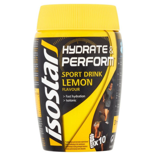 Isostar Isotonic Powder Drink Lemon Flavor 14.11 oz (400 g)