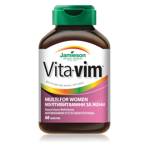Jamieson Vita-Vim Multivitamins for Women 60 Capsules