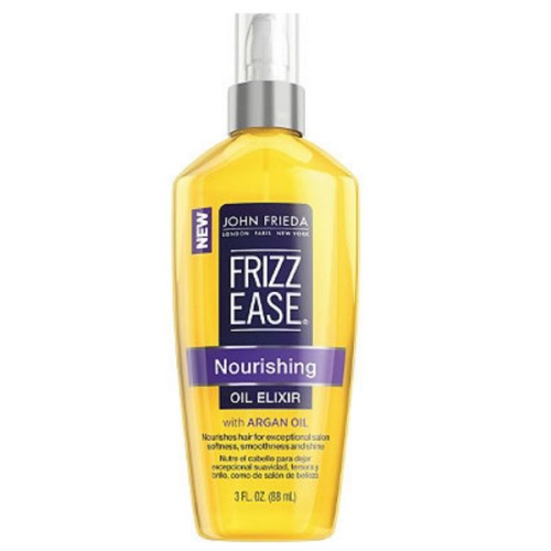John Frieda Frizz Ease Nourishing Spray - Hair Elixir with Argan Oil 3.38 fl oz (100 ml)