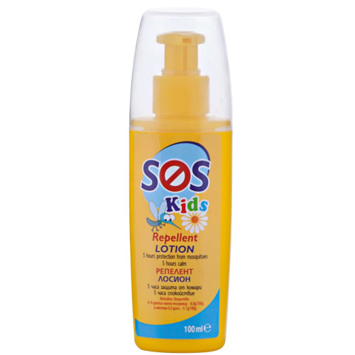 Kokona Sos Kids Repellent Lotion Against Mosquitoes and Ticks for Children 3.38 fl oz (100 ml)
