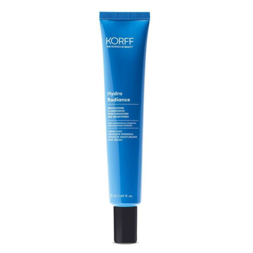 Korff Hydra-Radiance Intensive Moisturizing Cream with Hydroplus Complex and Diamond Powder for Normal to Dry Skin 1.69 fl oz (50 ml)