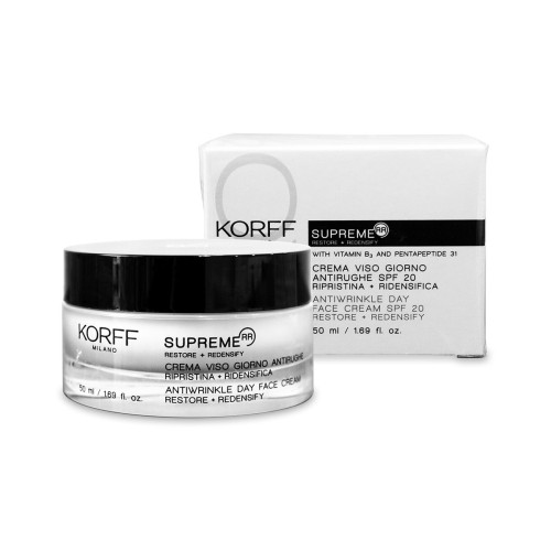 Korff Supreme Rr Regenerating Anti-Wrinkle Day Cream with Firming Effect SPF 20 1.69 fl oz (50 ml)