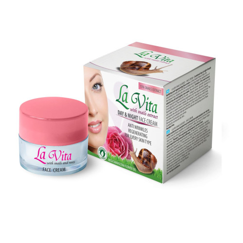 La Vita Regenerating Anti-Wrinkle Cream with Damask Rose 1.69 fl oz (50 ml)