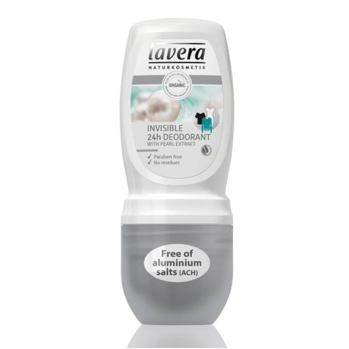 Lavera Deodorant Roll-On for Body Against Perspiration with Pearl Extract 1.69 fl oz (50 ml)