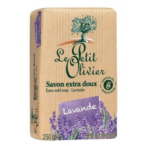 Le Petit Olivier Gentle Softening Soap with Pure Lavender Oil 3.53 oz (100 g)