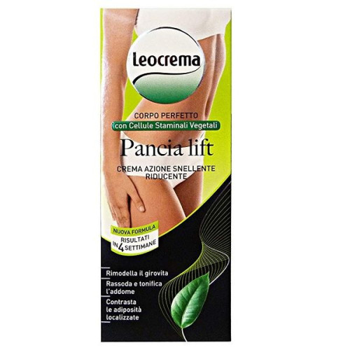 Leocrema Pancia Lift Reducing Cream for Stomach and Thighs with Plant Stem Cells 6.76 fl oz (200 ml)