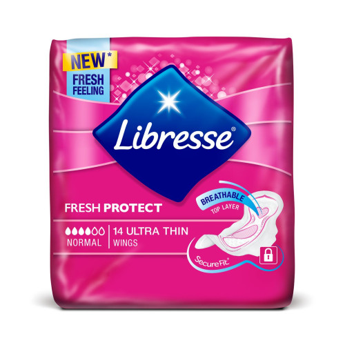 Libresse Ultra Thin Fresh Protect Sanitary Pads 14 pcs