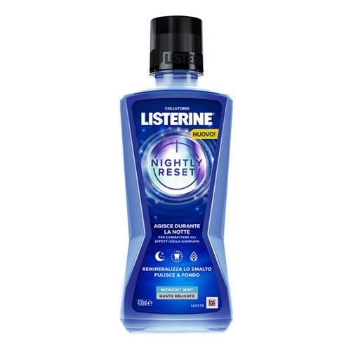 Listerine Nightly Reset Mouthwash for Deep Cleaning and Pleasant Fresh Breath 13.53 fl oz (400 ml)
