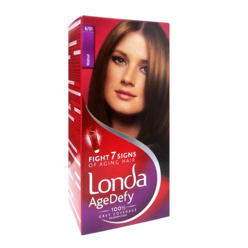 Londa Age Defy Cream Hair Color for Complete Gray Coverage Color 6/01