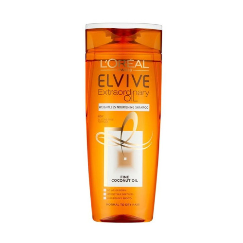 L'oreal Elseve Extraordinary Oil Nourishing Shampoo for Normal to Dry Hair 13.53 fl oz (400 ml)