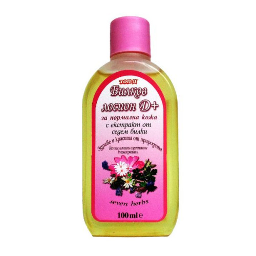 Herbal Lotion D+ for Normal Skin with Seven Herbal Extracts 3.38 fl oz (100 ml)