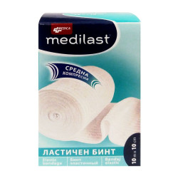 Medica Medilast Elastic Bandage for Pain and Varicose Veins 10.94 yd/3.94" (10 m/10 cm) 1 pc