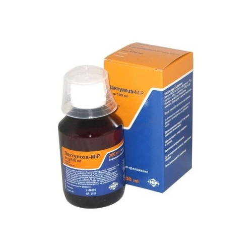 Mip Farma Lactulose-MIP 2.29 oz (65 g)/3.38 fl oz (100 ml) Syrup to Stimulate Peristalsis in Cases of Constipation 6.76 fl oz (200 ml)