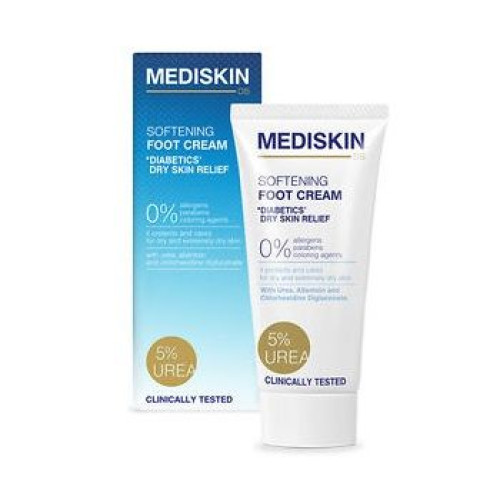 Mediskin DB Softening Foot Cream with 5% Urea for Diabetics 2.54 fl oz (75 ml)