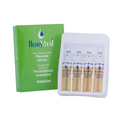 CBN Floryvital Hair Stimulant Spray with Plant Placenta 4 Ampoules 0.34 fl oz (10 ml)