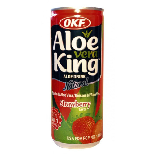 Aloe Vera King Aloe Vera Drink with Strawberry 8.12 fl oz (240 ml)