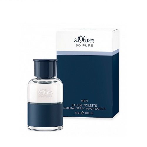s.Oliver So Pure Eau De Toilette for Men 1.01 fl oz (30 ml)