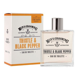 Scottish Fine Soaps Thistle and Black Pepper Eau De Toilette for Men 3.38 fl oz (100 ml)