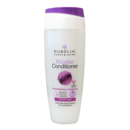 Rubelia Clear and Shine Micellar Conditioner for Dry Hair with Aloe Vera and D-Panthenol 6.76 fl oz (200 ml)