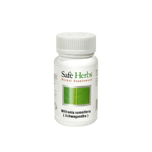 Safe Herbs Ashwagandha for Stress 60 Capsules