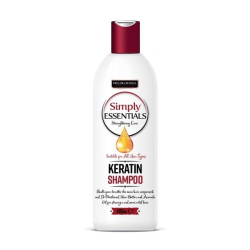 Simply Essentials Keratin Shampoo with Keratin for Smoothing and Strengthening Hair 13.53 fl oz (400 ml)