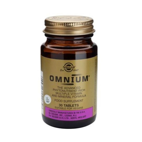 Solgar Omnium Balanced Multivitamin Complex 30 Tablets