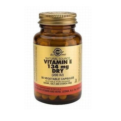 Solgar Vitamin E for Weak Immunity to Support the Whole Body 134 mg 50 Capsules