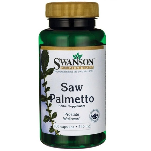 Swanson Saw Palmetto for Men's Health and Strong Prostate 540 mg 100 Capsules